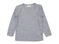 Joha blouse light gray melange wool